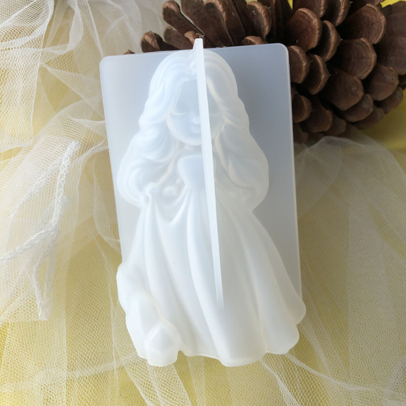 Candle Molds - Moule à bougie princesse 3D en