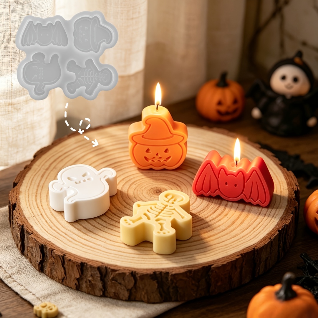 Candle Molds - Ensemble de moules en résine de