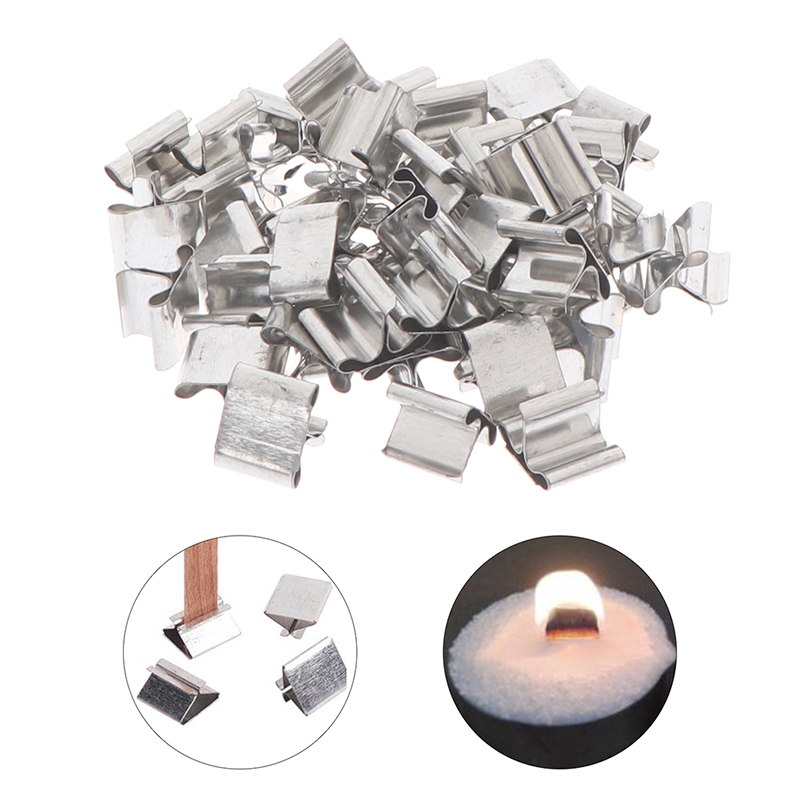 Candle Wick - 50 pièces de supports de mèches