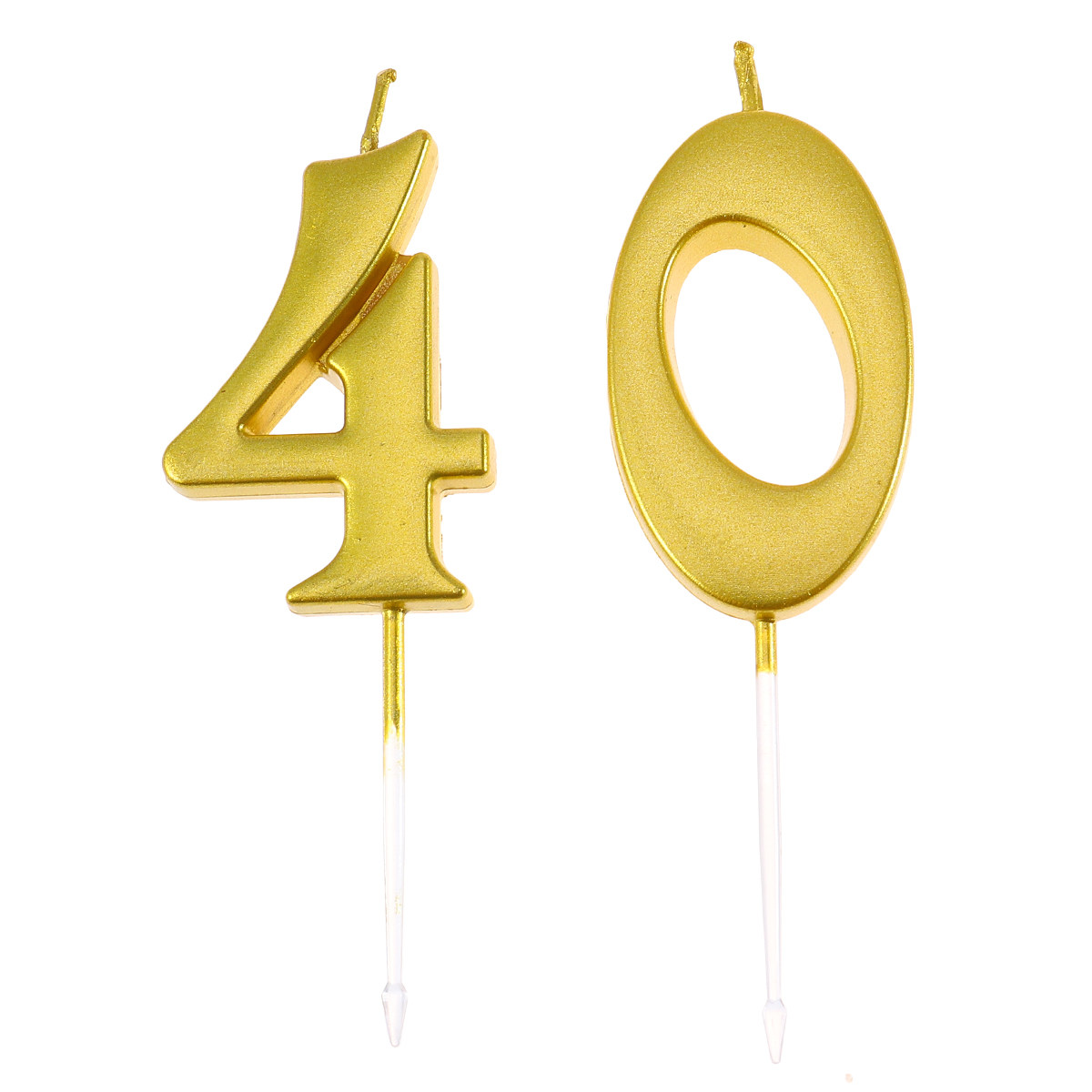 2 bougies d’anniversaire dorée - Paraffin Wax avis et prix