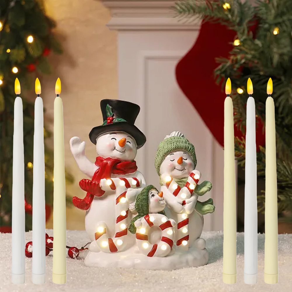 Lot de 6 bougies LED sans flam - Silk Candle avis et prix